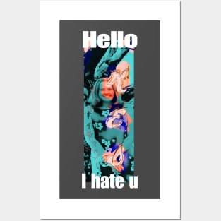 Knotty ends Surf I hate u Posters and Art